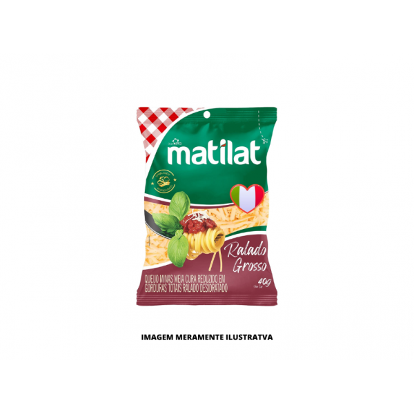 QUEIJO PARMESAO - MATILAT - 40g RALADO